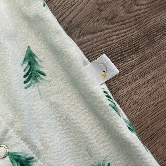 Baby Goosebumps Evergreen Christmas Trees Modal Coverall Romper - Picture 3 of 6